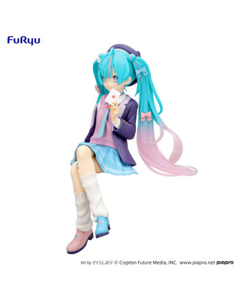 HATSUNE MIKU - Love Blazer Navy Color - Statue Noodle Stopper 14cm