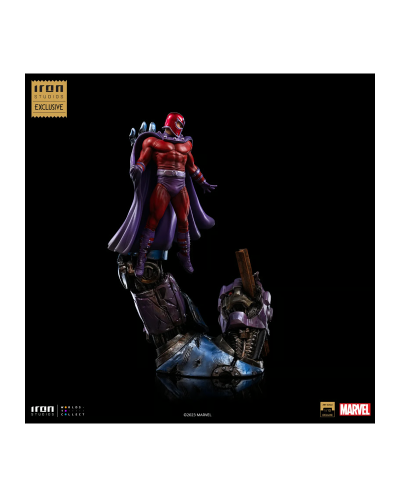 MARVEL-Magneto vs Sentinel-Statue Del. Art Scale 1/10 37cm "2023 CCXP"
