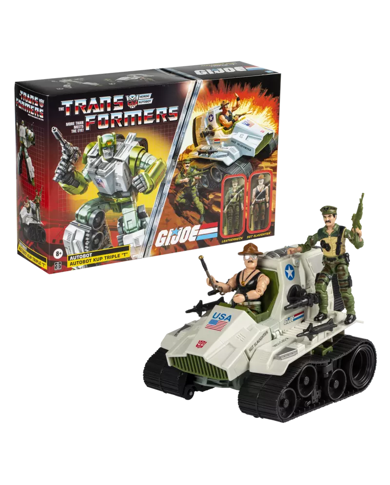 TRANSFORMERS X G.I. JOE - Kup Triple - Figure Collaborative 23cm