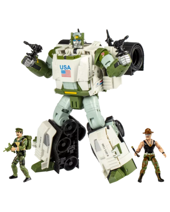 TRANSFORMERS X G.I. JOE - Kup Triple - Figure Collaborative 23cm