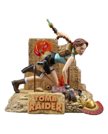 TOMB RAIDER 1996 - Lara Croft "Classic Era" - Statue 17cm