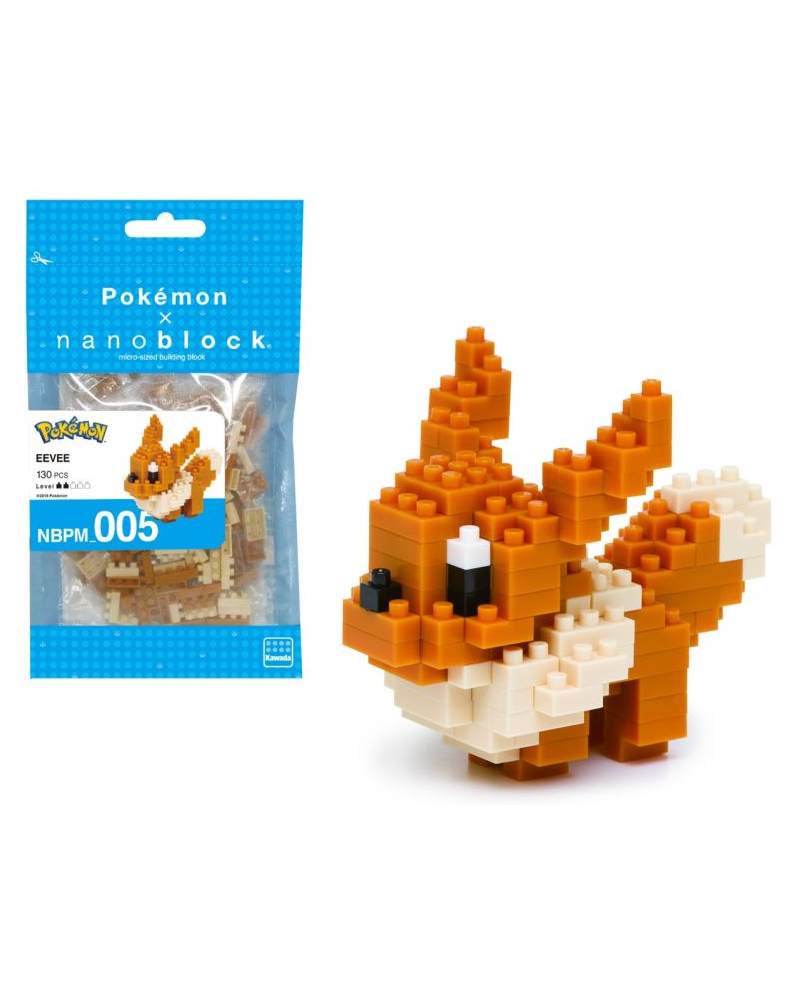 POKEMON - Eevee - Figure Nanoblock 10cm