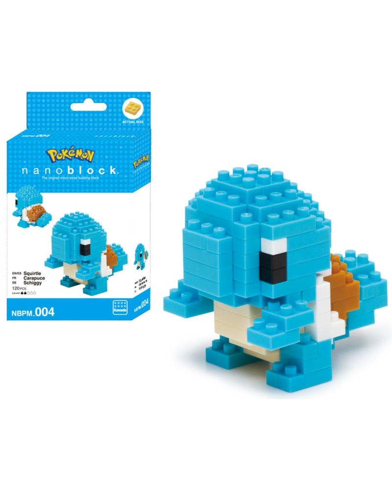 POKEMON - Squirtle - Figure Nanoblock 10cm