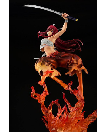 FAIRY TAIL - Erza Scarlet Samurai Ver. Kurenai - Statue OrcaToys 43cm