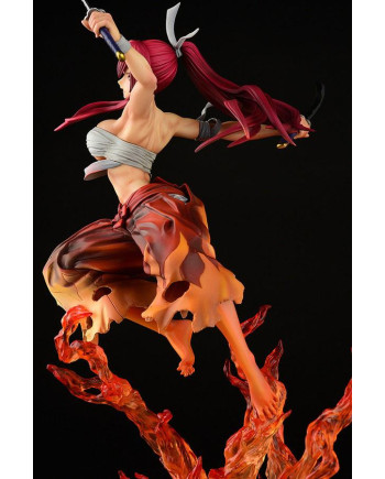FAIRY TAIL - Erza Scarlet Samurai Ver. Kurenai - Statue OrcaToys 43cm