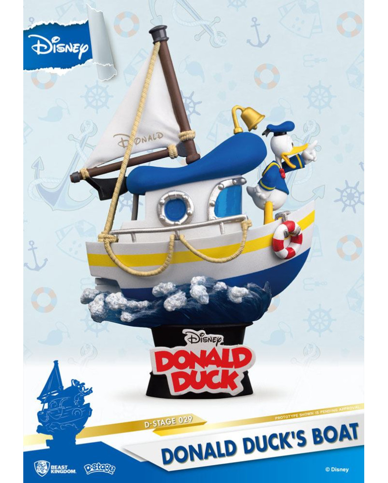 DISNEY - Donald Duck's Boat - Diorama D-Stage 15cm