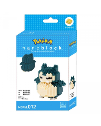 POKEMON - Snorlax - Figure Nanoblock 10cm