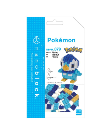 POKEMON - Piplup - Figure Nanoblock 10cm