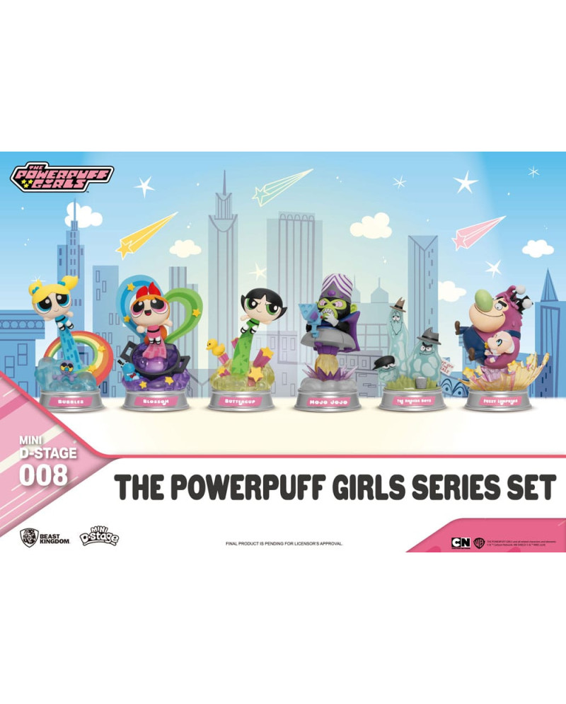 THE POWERPUFF GIRLS - Figure Mini Diorama 12cm assortment x6