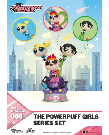 THE POWERPUFF GIRLS - Figure Mini Diorama 12cm assortment x6