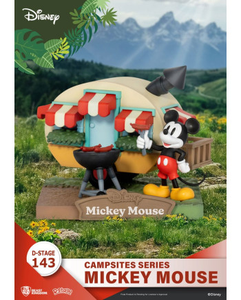 DISNEY - Mickey Mouse - Diorama D-Stage Campsite Series 10cm