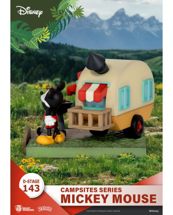 DISNEY - Mickey Mouse - Diorama D-Stage Campsite Series 10cm