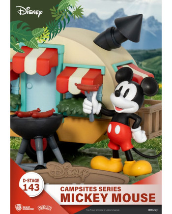 DISNEY - Mickey Mouse - Diorama D-Stage Campsite Series 10cm