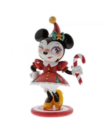 DISNEY - Miss Mindy World - Resin Statue - Christmas Minnie - 16cm