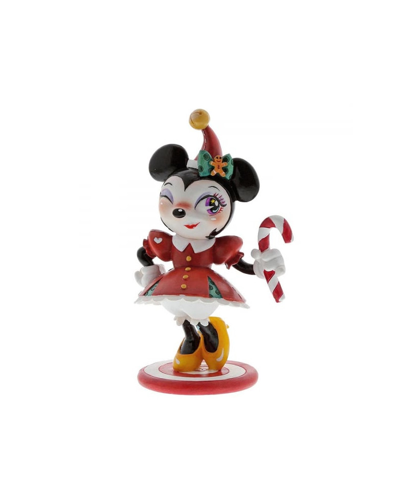 DISNEY - Miss Mindy World - Resin Statue - Christmas Minnie - 16cm