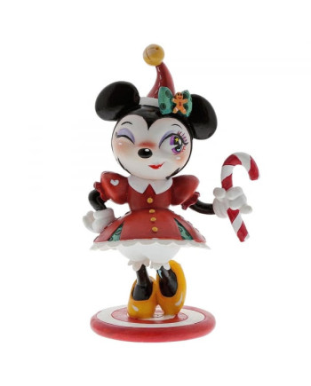 DISNEY - Miss Mindy World - Resin Statue - Christmas Minnie - 16cm