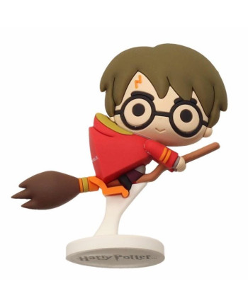 HARRY POTTER - Rubber Mini Figure 6cm - Harry Potter Nimbus Red Cap