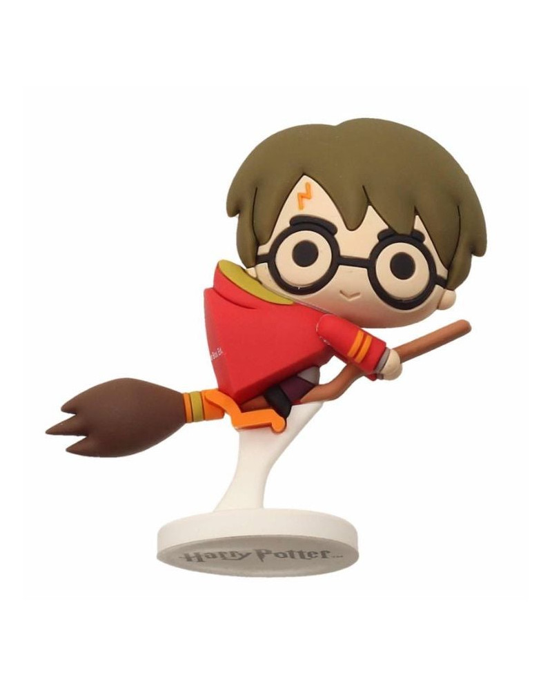 HARRY POTTER - Rubber Mini Figure 6cm - Harry Potter Nimbus Red Cap