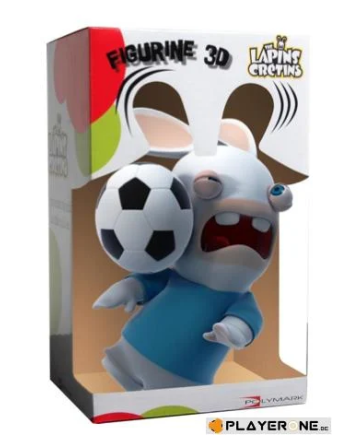LAPINS CRETINS - Figurine 3D Lapin Foot ( 21 cm )