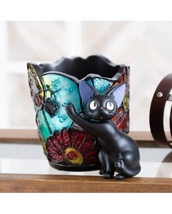KIKI'S DELIVERY SERVICE - Jiji - Stained Glass Planter Diorama 18.5cm