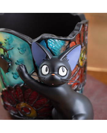 KIKI'S DELIVERY SERVICE - Jiji - Stained Glass Planter Diorama 18.5cm