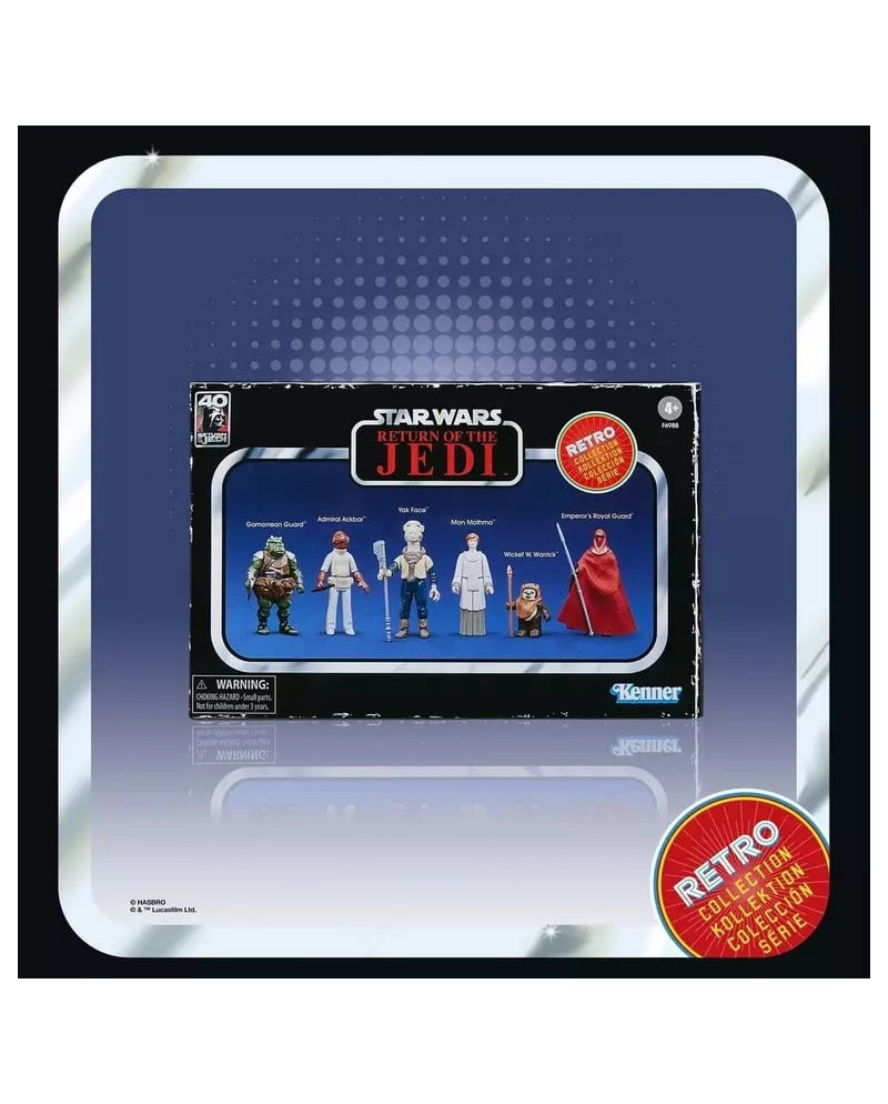 STAR WARS - Return of the Jedi - 6 Figure Pack Retro Collection 10cm