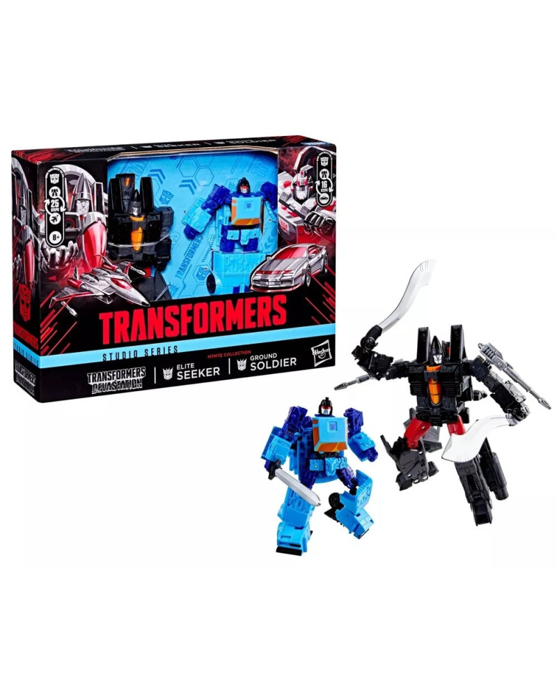 TRANSFORMERS - Elite Seeker & Ground Soldier - Fig. Studio Series 18cm