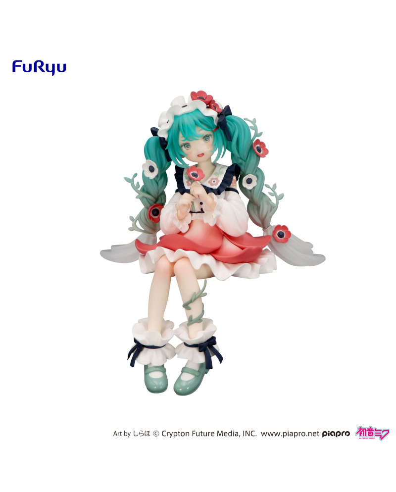 HATSUNE MIKU - Flower Fairy Anemone - Statue Noodle Stopper 14cm
