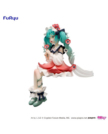 HATSUNE MIKU - Flower Fairy Anemone - Statue Noodle Stopper 14cm