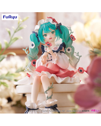 HATSUNE MIKU - Flower Fairy Anemone - Statue Noodle Stopper 14cm