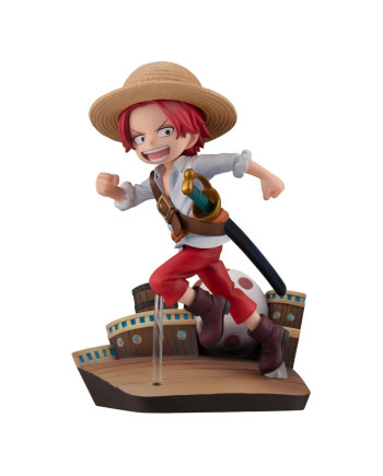ONE PIECE - Shanks "Run Run Run" - Statue G.E.M. 13cm