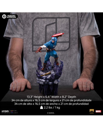 MARVEL - Captain America - Statue Art Scale Deluxe 1/10 34cm