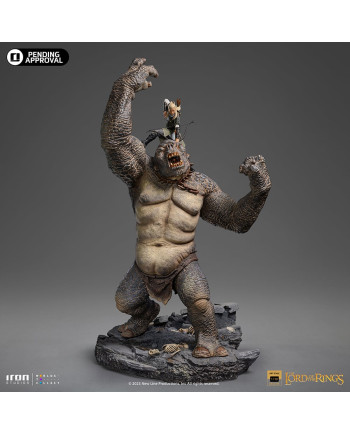 LORD OF THE RINGS - Cave Troll & Legolas -Statue Art Scale 1/10 71.9cm