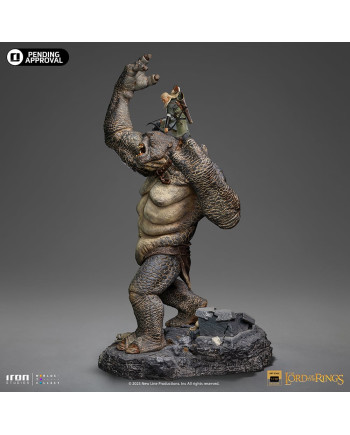 LORD OF THE RINGS - Cave Troll & Legolas -Statue Art Scale 1/10 71.9cm