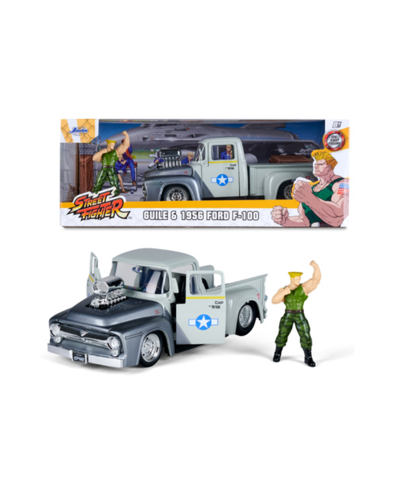 STREET FIGHTER - Guile & 1956 Ford F-100 - 1:24