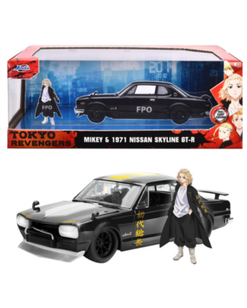 TOKYO REVENGERS - Mikey & 1971 Nissan Skyline GT-R - 1:24