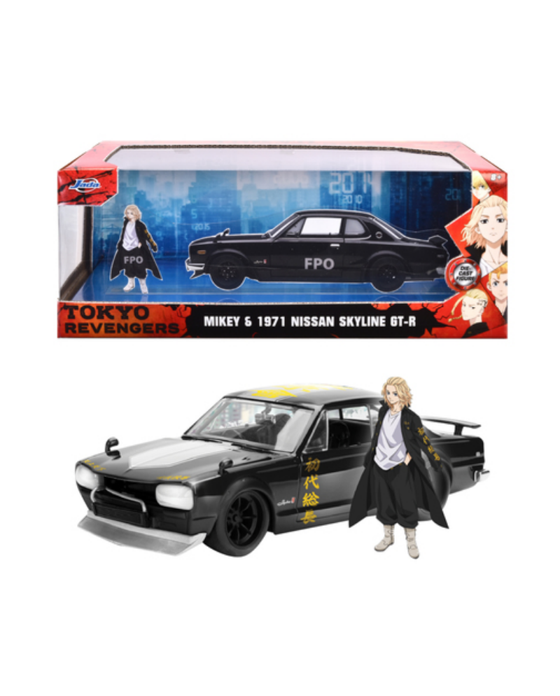 TOKYO REVENGERS - Mikey & 1971 Nissan Skyline GT-R - 1:24