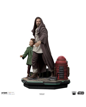OBI-WAN KENOBI -Obi-Wan and Young Leia -Statue del Art Scale 1/10 20cm