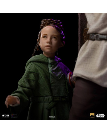 OBI-WAN KENOBI -Obi-Wan and Young Leia -Statue del Art Scale 1/10 20cm
