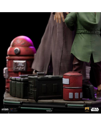 OBI-WAN KENOBI -Obi-Wan and Young Leia -Statue del Art Scale 1/10 20cm