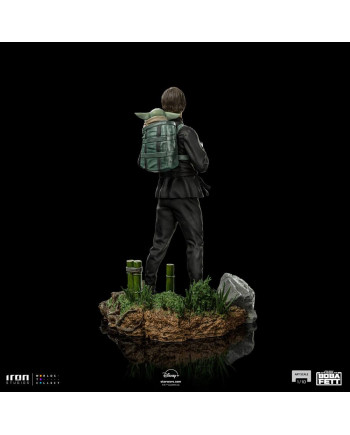 BOOK OF BOBA FETT - Luke & Grogu - Figure 1/10 Art Scale 20cm