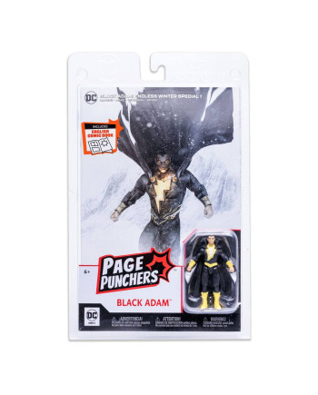 DC - Black Adam -Figure Page Punchers 8cm et Comic Endless Winter (UK)