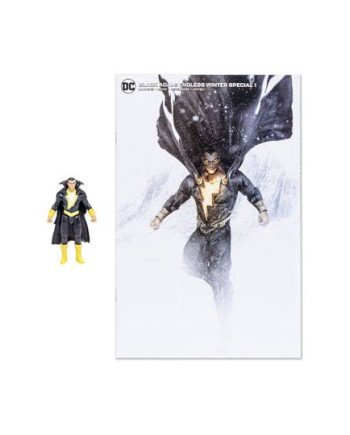 DC - Black Adam -Figure Page Punchers 8cm et Comic Endless Winter (UK)