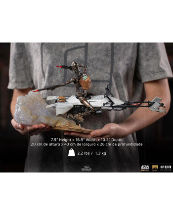 STAR WARS - IG-11 & The Child - Statue Deluxe BDS Art Scale 20cm
