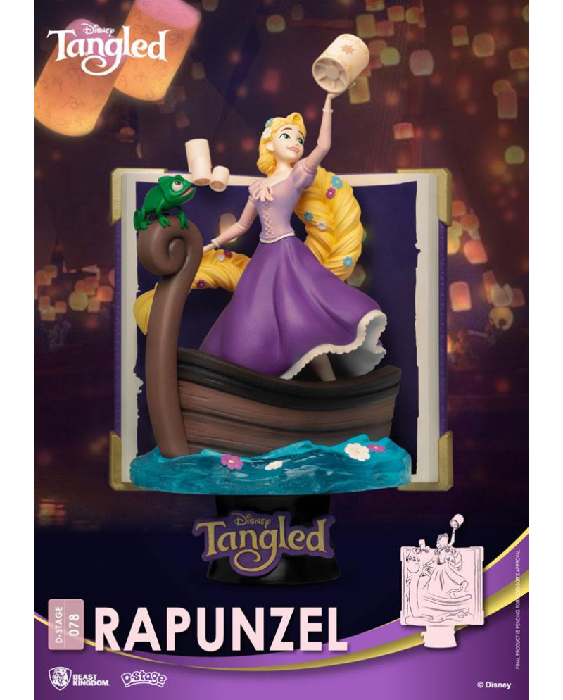 DISNEY - Rapunzel - Diorama D-Stage Story Book Series 15cm