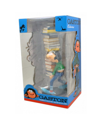 GASTON LAGAFFE - Figurine Resine - Pile of Books - 29cm