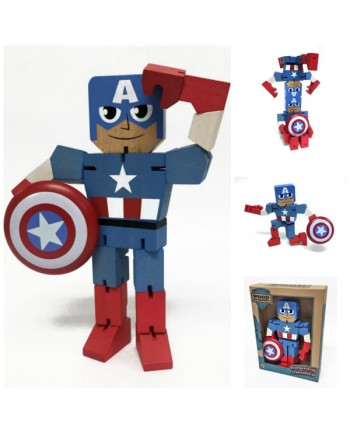 MARVEL - Wooden Figure - Captain America - 20Cm