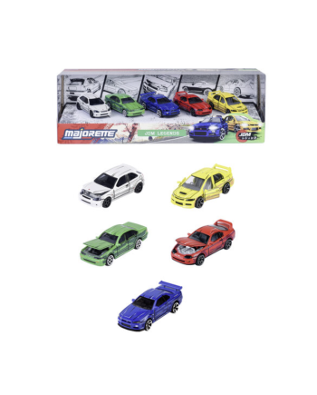 RIDE WILD - JDM Legends - Pack of 5 Miniature Cars - 1:64