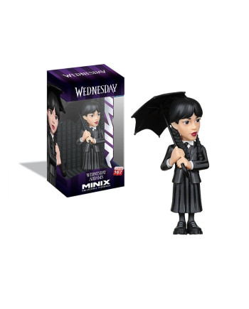 WEDNESDAY - Wednesday Addams with umbrella - Figure Minix 12cm