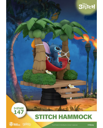 LILO & STITCH - Stitch "Hammock" - Diorama D-Stage 14cm